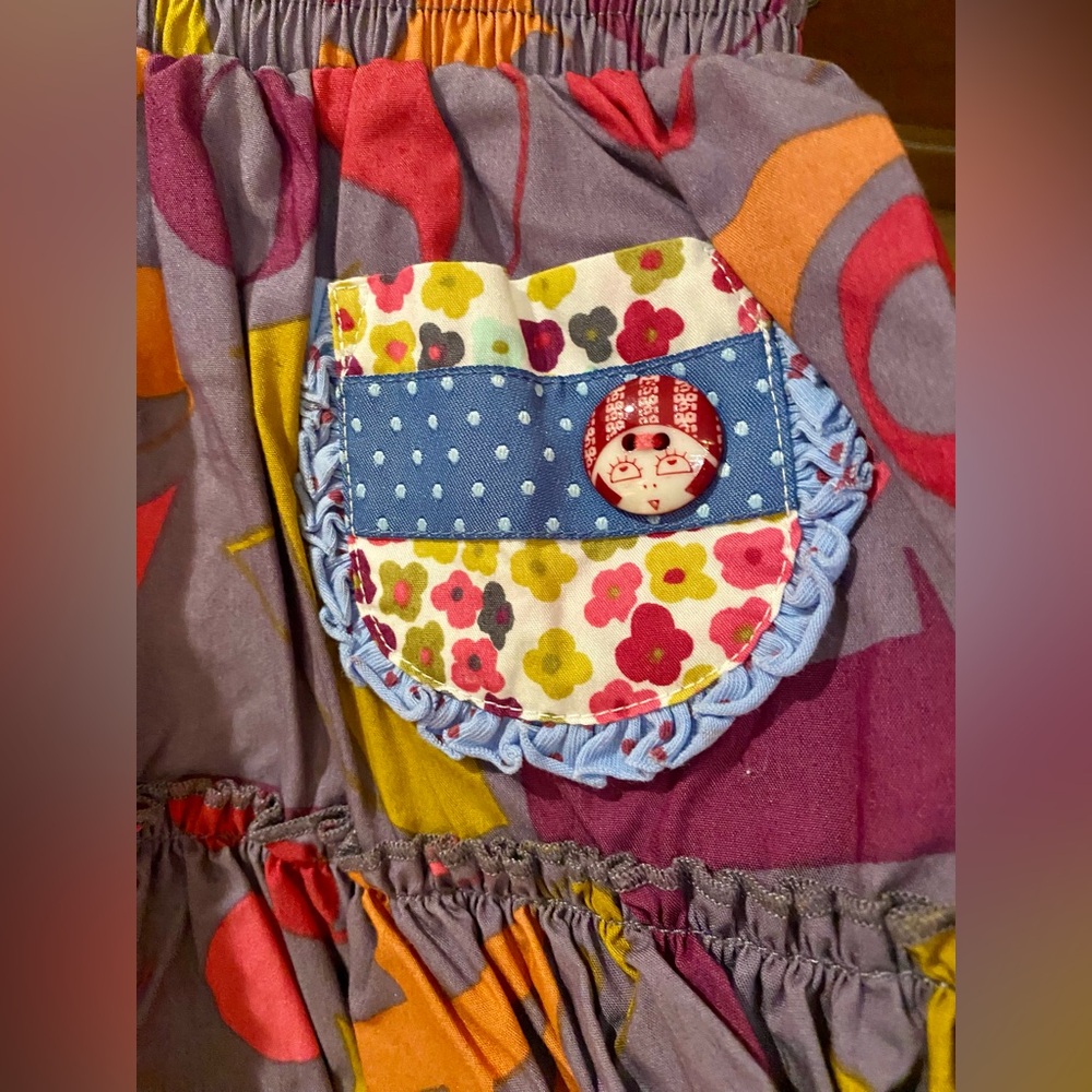 Matilda Jane Multicolor Ruffled Skirt - Picture 2 of 5